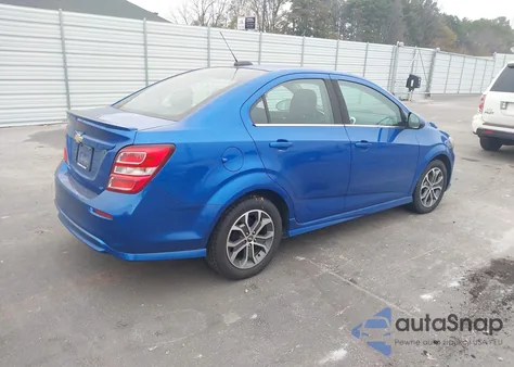 2017 Chevrolet Sonic Lt Auto z USA, uszkodzony, nr VIN 1G1JD5SH0H4104624